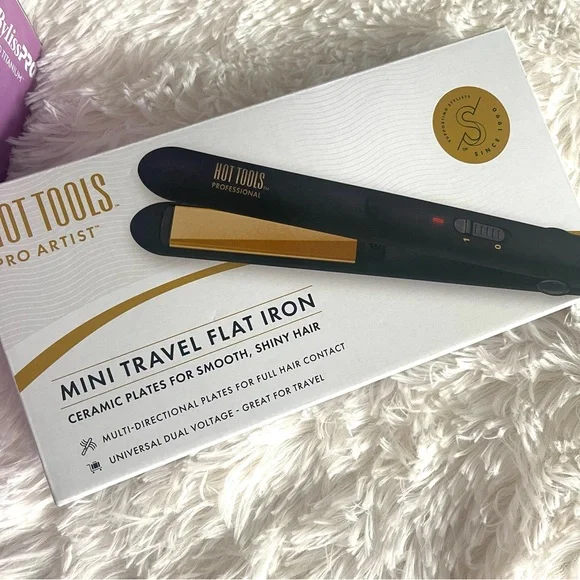 BaByliss Pro mini travel dryer and Hot Tools mini travel flat iron - Picture 3 of 7